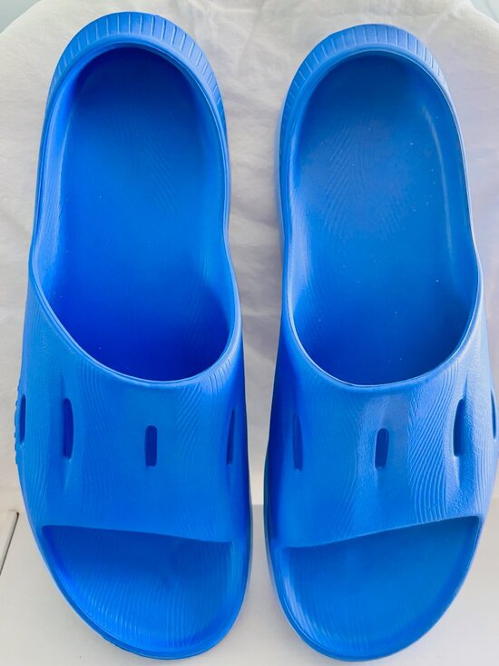 HOKA Ora Recovery Slide 3 Blue White Men\'s Size 12 Comfort Sandals main image 13